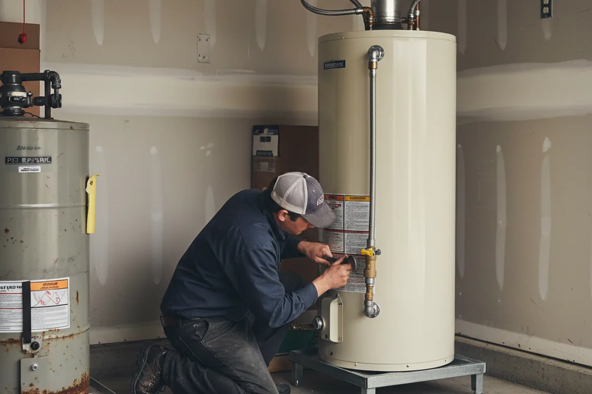 Water heater and shutoff valve replacement in Carbon Hill